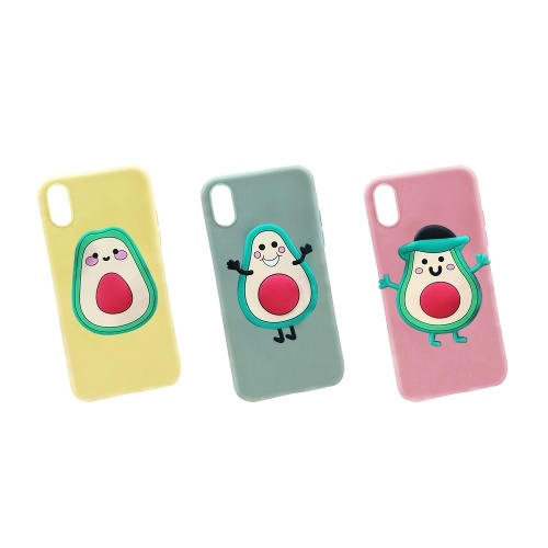 

Cartoon Milk Tea Coke Avocado Pattern Phone Case Compatile with Samsung S8/S8PLUS S9/S9PLUS A8(2018) A70 S6