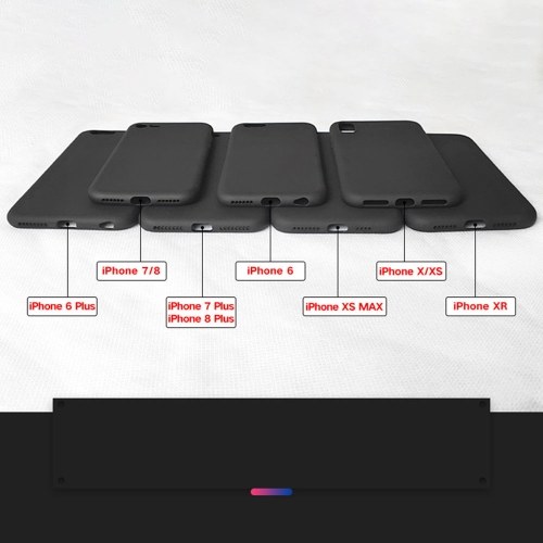 

Delicate Pure Color Dull Polish Surface High Elasticity Soft TPU Phone Cover