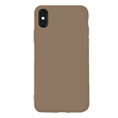 Customized mobile phone shell simple millet series colorful mobile phone shell new small fresh mobile phone back cover protective cover brown