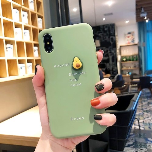 

Phonecase 3D Orange Avocado Peach Designs Frosted Soft TPU Cover Phone Shells Shockproof Slim Flexible Protective Anti-Slip Cell Phone Cover for iphone