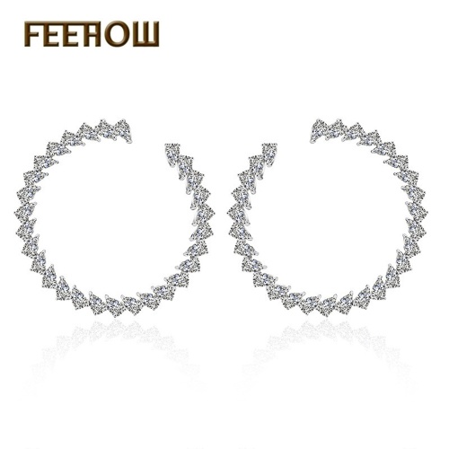 

Корейские серьги из циркона