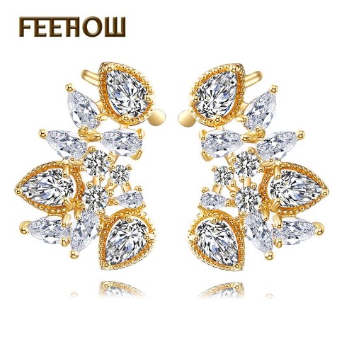 

Женские элегантные серьги темперамента FEEHOW