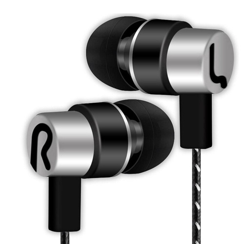 Braided wiring in-ear plating headset mobile