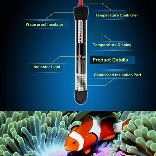

Pet Product Aquarium Accessories Submersible Heater Heating Automatic temperature Rod for Aquarium Glass Fish Tank
