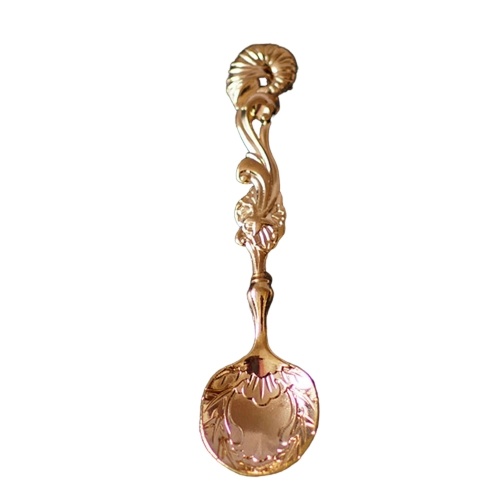 

Retro shooting props creative cute European small luxury coffee spoon