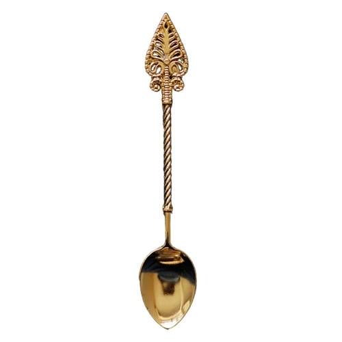 

Retro shooting props creative cute European small luxury coffee spoon