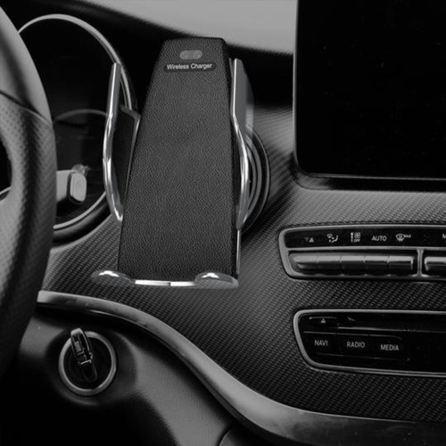 

Automatic Clamping Wireless Car Charger Auto-sens Air Vent Mount Infrared Sensor Charging Holder For Car Airvent Smartphone