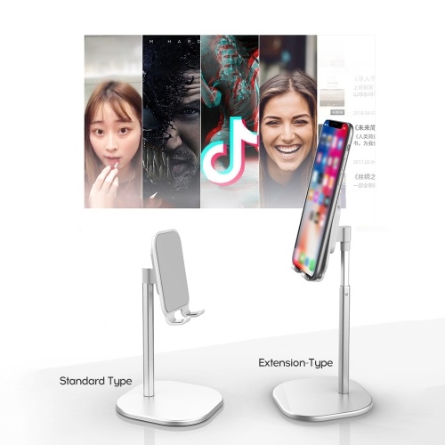 

New Style Extension-Type Metal Desk Bracket Aluminum Alloy Mobile Phone / Ipad Universal Bracket