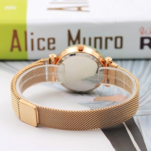 

Women Fashion Brilliant Starry Night Dial Watch Lady Simple Exquisite Metal Quartz Wrist Watch