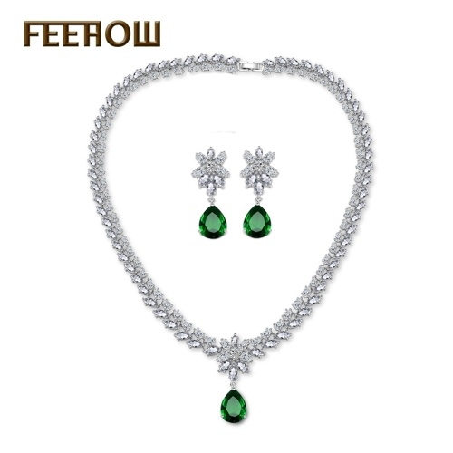 

2017 Europe and the United States hot bride jewelry set