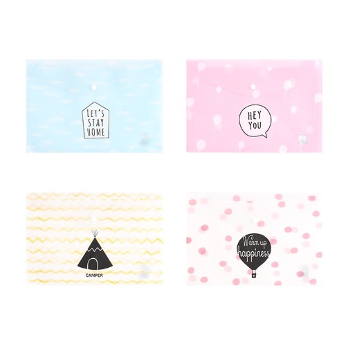 

Korean version of stationery creative large capacity cartoon file bag