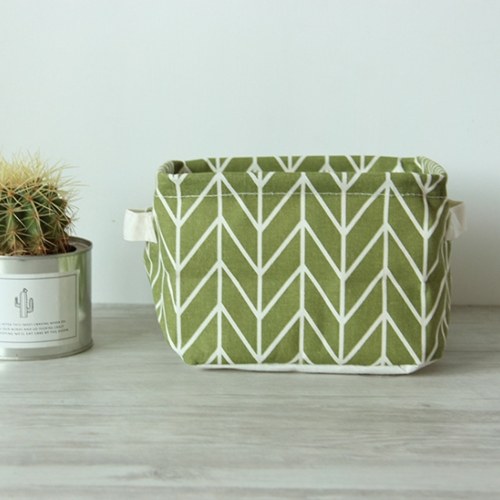 

Desktop Storage Container Simple Cloth Art Storage Bag