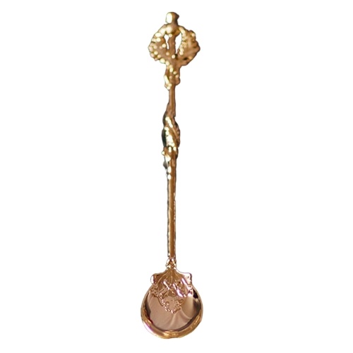 

Retro shooting props creative cute European small luxury coffee spoon