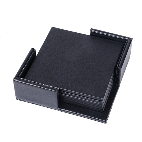 PU Leather Coasters Set of 6 with Holder Round and Square Cup Coasters Bar Beer Beverage Coasters for Drinks Protect Furniture Desk Tabletop from Water
PU Leather Coasters Set of 6 with Holder Round and Square Cup Coasters Bar Beer Beverage Coasters for Drinks Protect Furniture Desk Tabletop from Water