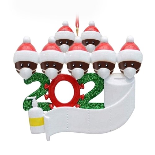 

Christmas Ornament Santa Claus Snowman Design Xmas Tree Hanging DIY Decoration Deco