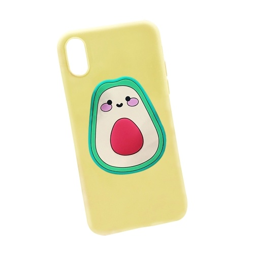 

Cartoon Milk Tea Coke Avocado Pattern Phone Case Compatile with Samsung S8/S8PLUS S9/S9PLUS A8(2018) A70 S6