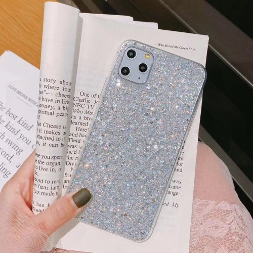 

Suitable for iphone11pro mobile phone shell small fresh glitter powder epoxy Apple XSMAX new 8plus protective sleeve 7 silver iphone11pro 5.8 inch