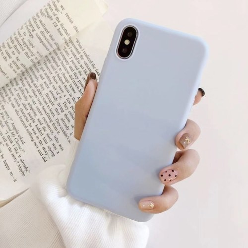 

Customized mobile phone shell simple millet series colorful mobile phone shell new small fresh mobile phone back cover protective cover white