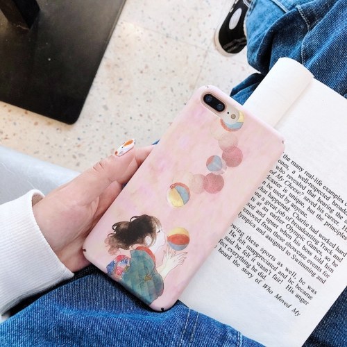 

Shockproof Phonecase Cover Hard Shells Slim Matte Full-Body Protective Anti-Slip Cellphone Cover with Pinky Cartoon Cute Girl Balloon Design For XIAOMI For HUAWEI (Redmi NOTE8)