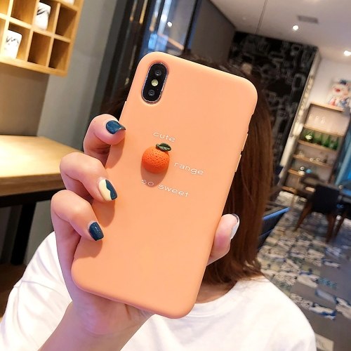 

Phonecase 3D Orange Avocado Peach Designs Frosted Soft TPU Cover Phone Shells Shockproof Slim Flexible Protective Anti-Slip Cell Phone Cover for iphone