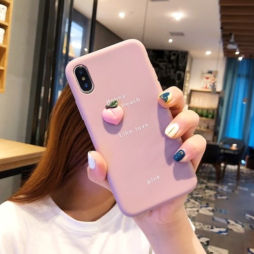 

Phonecase 3D Orange Avocado Peach Designs Frosted Soft TPU Cover Phone Shells Shockproof Slim Flexible Protective Anti-Slip Cell Phone Cover for iphone
