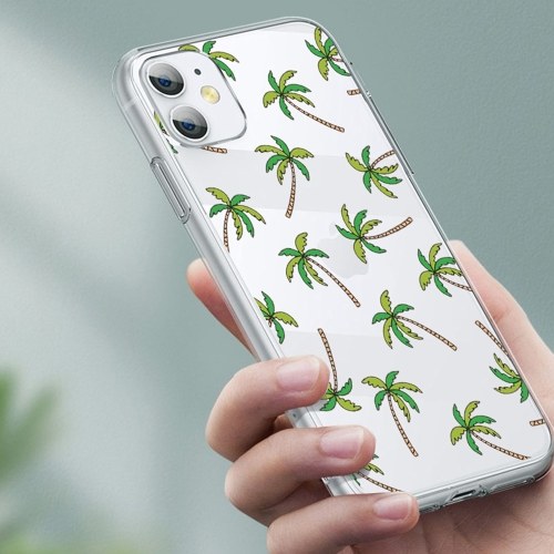 

Soft Thin TPU Phonecase Clear with Multiple Tree Leaves Design Green Color Full-Body Protective Anti-Slip Cell Phone Cover Back Cover Bumper Shockproof Cover For iphone (AZ00410)