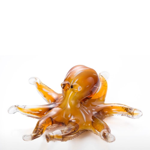 Octopus Glass Sculpture Tooarts Home Decoration Glass Octopus
