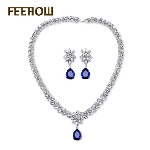 

2017 Europe and the United States hot bride jewelry set