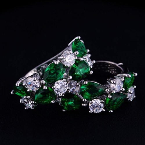 Mona Lisa luxury AAA zircon exquisite earrings
