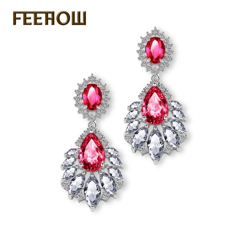

FEEHOW European and American Wind Crown Women Earrings