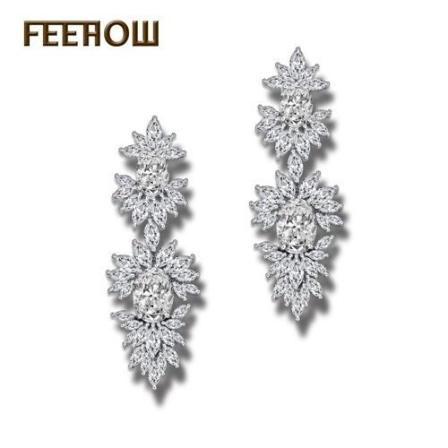 FEEHOW flower earrings