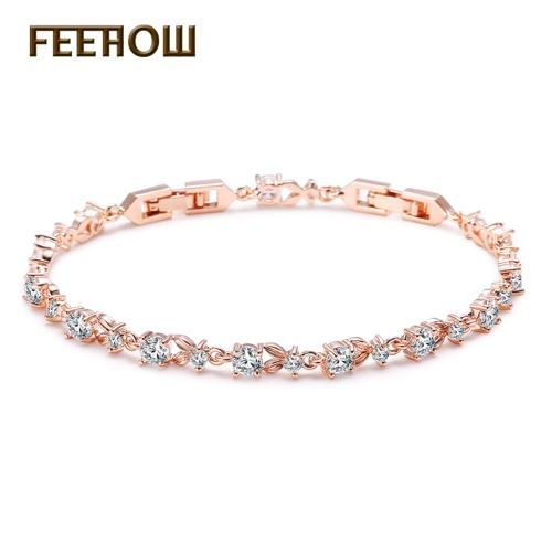 

FEEHOW Crystal Love AAA Zircon Bracelet