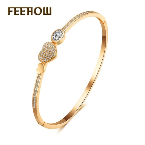 

Korean fashion crystal love diamond bracelet