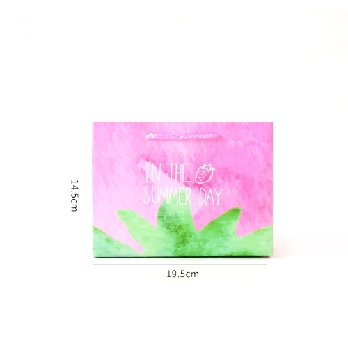 

Fashion new strawberry portable paper bag
