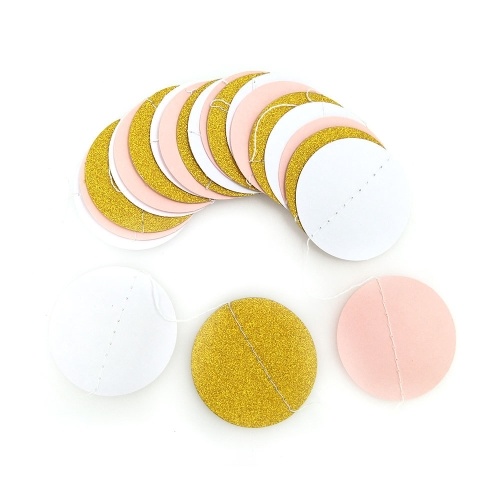 

Colorful Round Hanging Paper Circle Garland