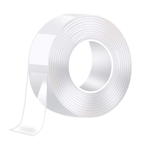 

Nano Double Sided Tape Heavy Duty Washable Removable Traceless Nano Gel Grip Mounting Tape for Home Office Fix Carpet Mats 2CM*1 Meter/3.28FT