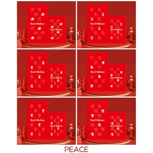 

6PCs Chinese New Year Red Envelopes