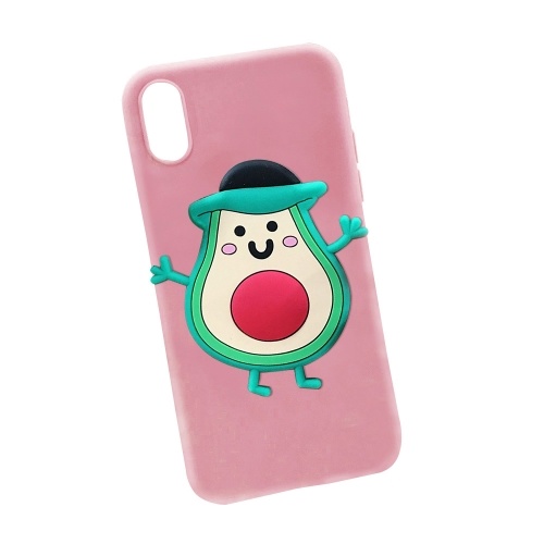 

Cartoon Milk Tea Coke Avocado Pattern Phone Case Compatile with Samsung S8/S8PLUS S9/S9PLUS A8(2018) A70 S6