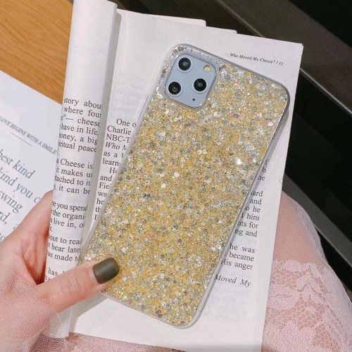 

Suitable for iphone11pro mobile phone shell small fresh glitter powder epoxy Apple XSMAX new 8plus protective sleeve 7 blue iphone11 6.1 inch