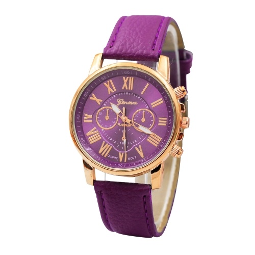 

Fashion Europe and America hot sale belt watch female cross-border explosion models ladies watch wish quartz watch factory wholesale purple