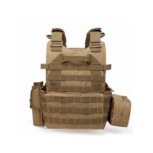 

Multi-pockets Tactic MOLLE Vest Adjustable Breathable Combat Training Vest