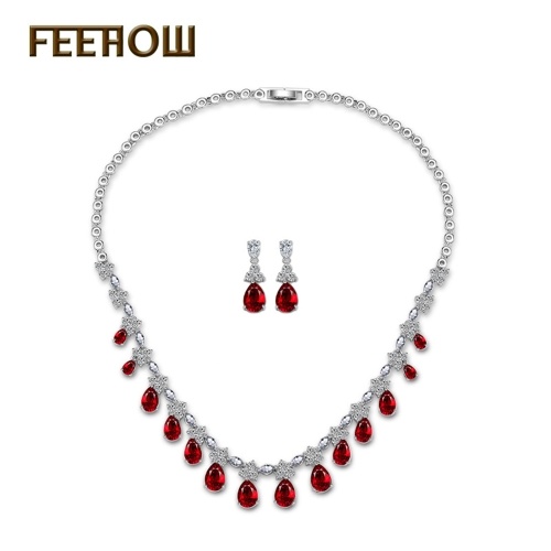 Bride Necklace Earring Set