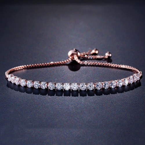 

New jewelry round crystal simple pull bracelet