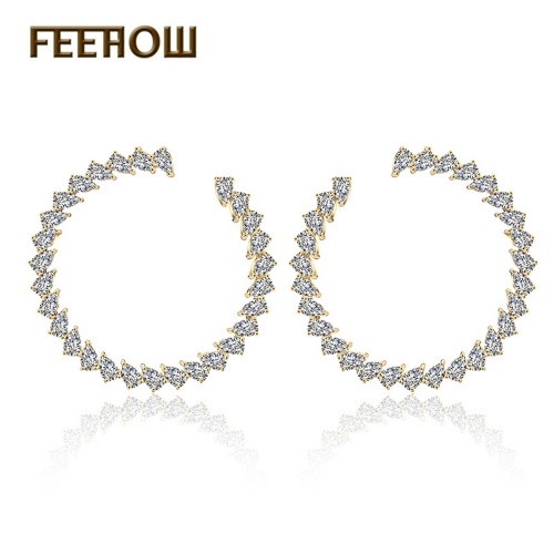 

Корейские серьги из циркона