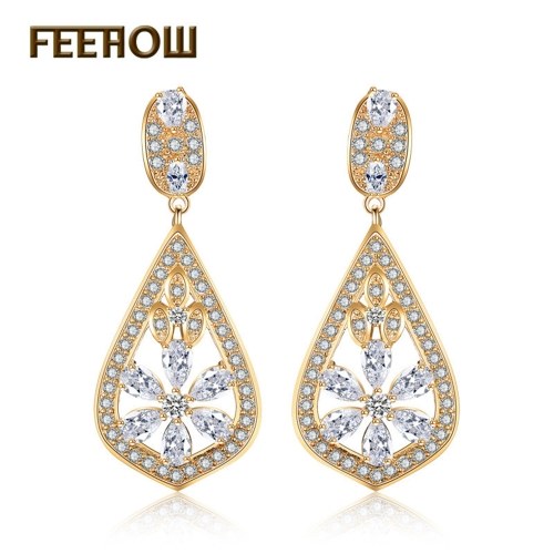 

FEEHOW новый AAA циркон длинные серьгиFEEHOW новые AAA циркон длинные серьги