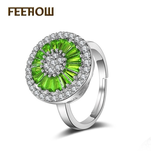 

FEEHOW новые модные творческие женские круглые кольца
