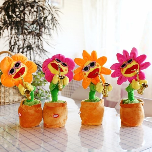 

Net red vibrato plush toy enchanting sun flower