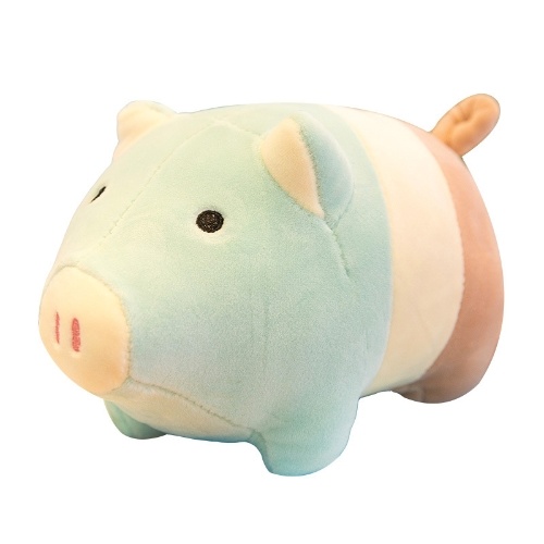 

New creative plush toy rainbow pig doll