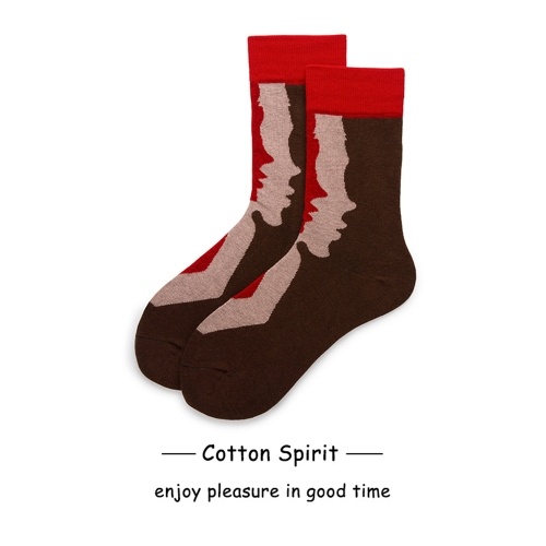 

Unisex Fashion Cotton Socks Cartoon Painting Hip Hop Sock