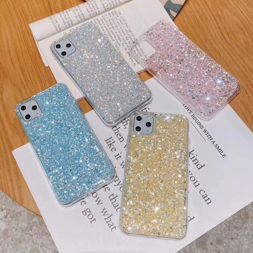 

Suitable for iphone11pro mobile phone shell small fresh glitter powder epoxy Apple XSMAX new 8plus protective sleeve 7 Gold iphone11promax 6.5 inch
